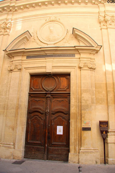 Temple Saint-Martial portal (1700) by Pierre II Mignard. Avignon, France.