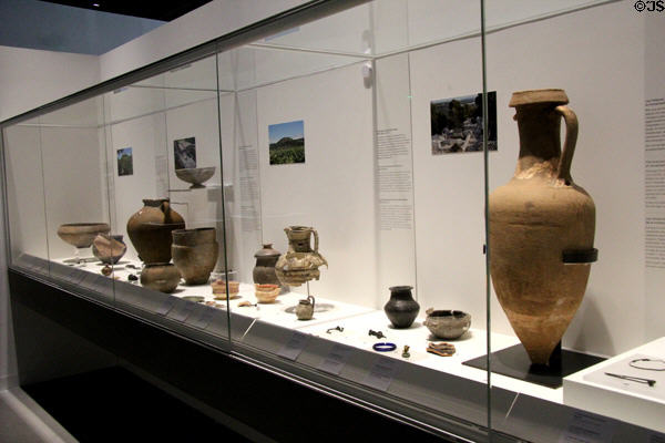 Collection of Bronze Age & Iron Age ceramics (900-625 BCE) at Musée de la Romanité. Nimes, France.