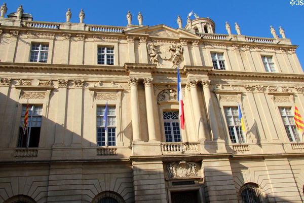 Arles city hall (1676) on Place de la République. Arles, France.