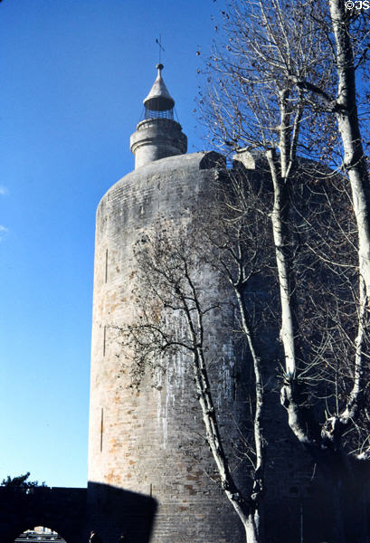 Constance tower (1240-9). Aigues-Mortes, France.