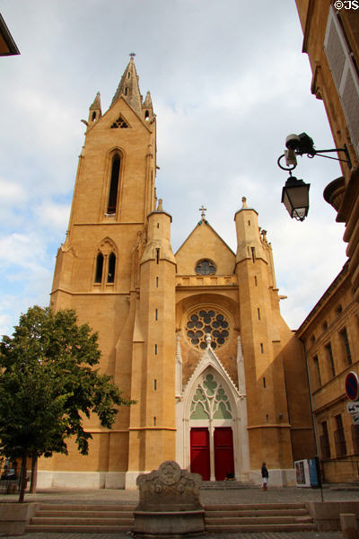 Saint Jean de Malte church (13thC) at end of rue Cardinale. Aix-en-Provence, France.