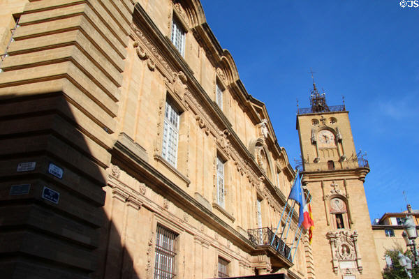 Aix-en-Provence city hall (Hôtel de Ville). Aix-en-Provence, France.