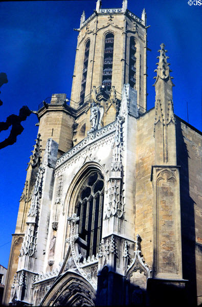 Cathedral St Sauveur (12th-17thC). Aix-en-Provence, France.