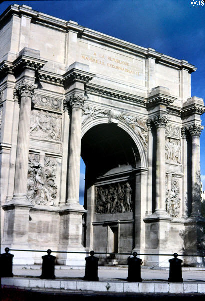 Marseille Arc de Triomphe. Marseille, France.