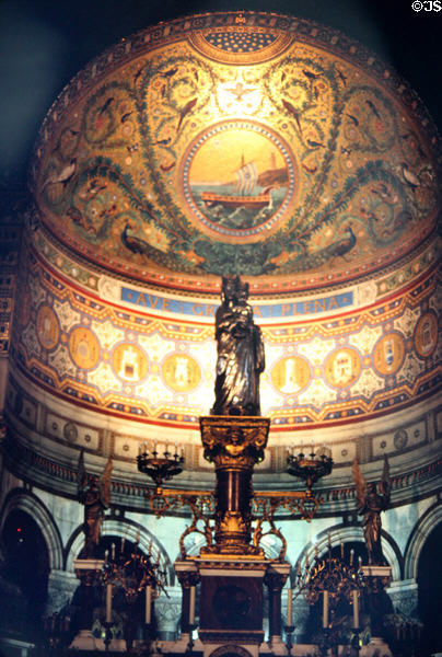 Interior of Notre Dame de la Garde. Marseille, France.