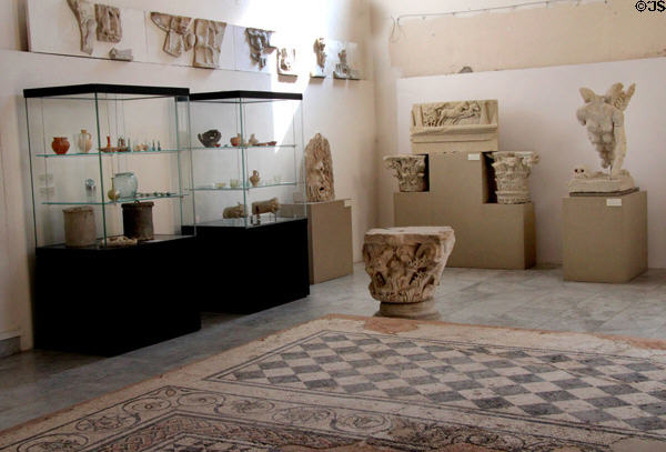 Gallery of Roman antiquities at Orange museum of art & history. Orange, France.