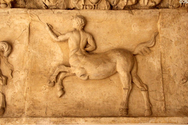 Carved centaur from Roman Theatre of Orange at Orange museum of art & history. Orange, France.