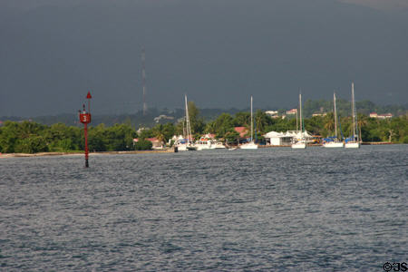Marina near Gosier. Gosier, Guadeloupe.