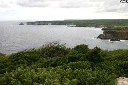 Scenic Point de la Grande Vigie is most northern tip of Guadeloupe.