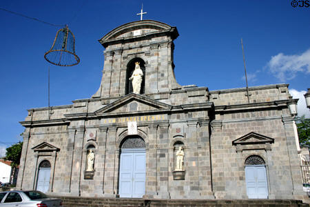 Virgin Mary of Guadeloupe church (1876) in town of Basse-Terre. Guadeloupe.