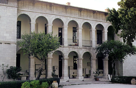 Byzantine Museum (Vizandino Moussio) in Athens. Greece.