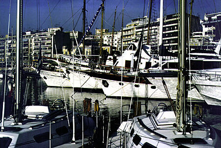 Yacht harbor at Piraeus. Greece.