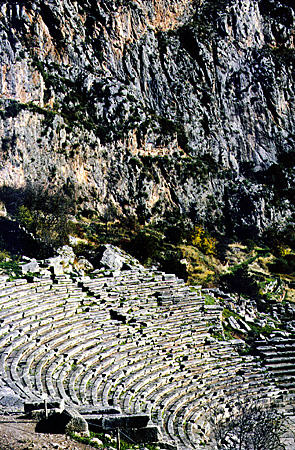 Delphi (Delfi) Theatre was able to seat approximately 5000 spectators. Greece.