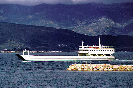 Ferry at Rio. Greece.