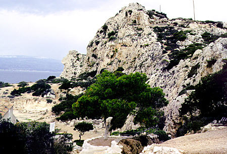 Heraion Headland, site of sanctuary dedicated to Hera, 8th to 6th century BC. Greece.