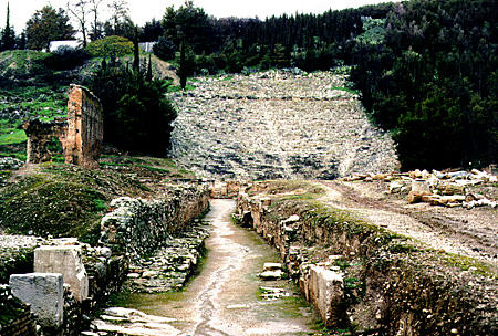 Ancient theatre in Argos. Greece.