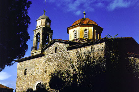 Stavropigio church, Messiniakos Bay. Greece.