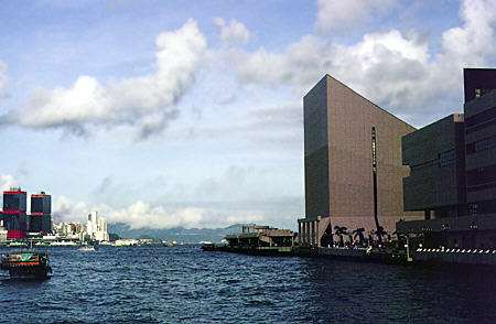 Modern building of Kowloon & Hong Kong.