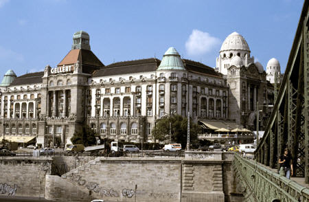 Gellert Baths & Hotel in Budapest. Hungary.
