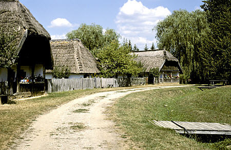 Open Air Museum in Szenna. Hungary.