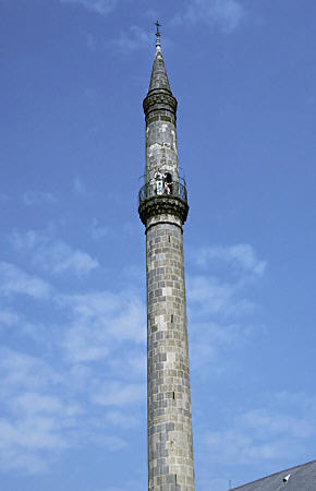 Minaret in Eger. Hungary.
