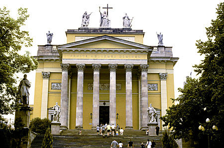 Basilica Érseki Foszékesegyház (c1831-7) in Eger. Hungary.