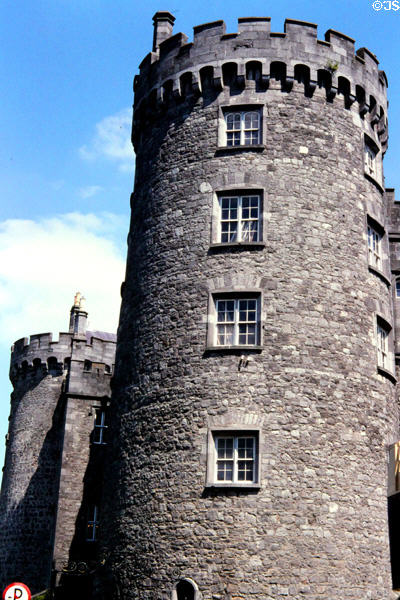 Castle at Kilkenny (1195) in Norman style. Kildare, Ireland.