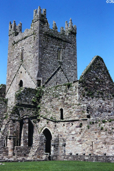 Ruins of Jerpoint Abbey (12thC) south of Thomastown. Ireland.