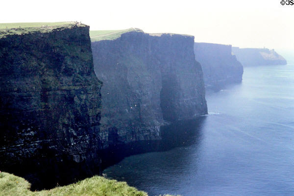 Scenic view of cliffs at Moher. Ireland.