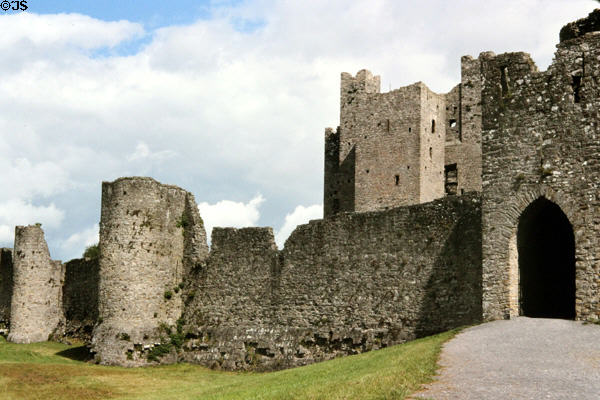 Trim Castle (1174) largest medieval Norman castle in Ireland. Trim, Ireland.