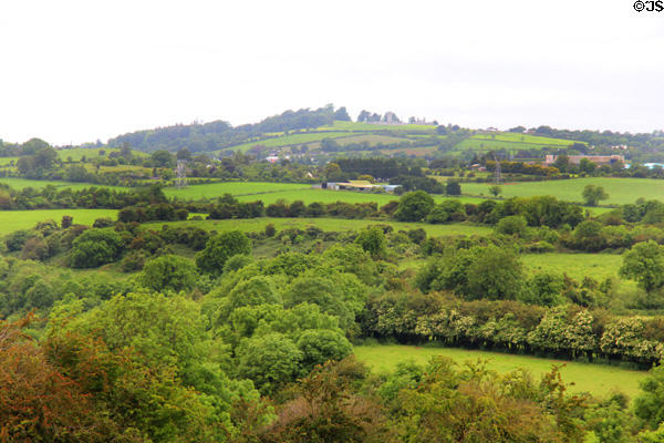 Landscape surrounding Knowth. Ireland.