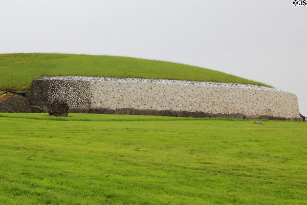 Passage tomb at Newgrange (3200 BCE). Ireland.