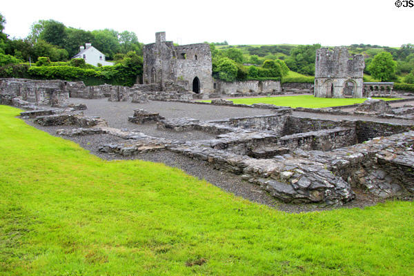 Remains of church (12th-13thC) at Old Mellifont Abbey. Ireland.