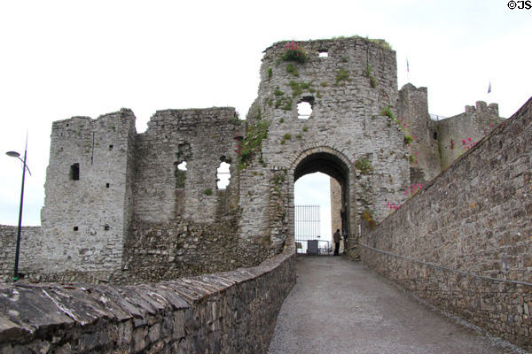 Gate at Trim Castle. Trim, Ireland.