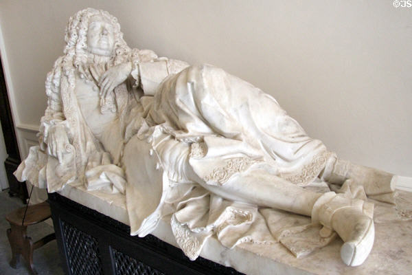 William Conolly memorial sculpture (1729) by Thomas Carter at Castletown House. Ireland.