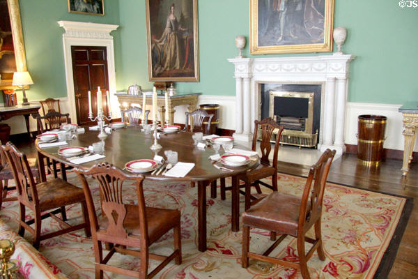 Dining room (1760s) at Castletown House. Ireland.