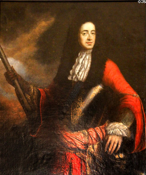 Portrait of King William III at Castletown House. Ireland.