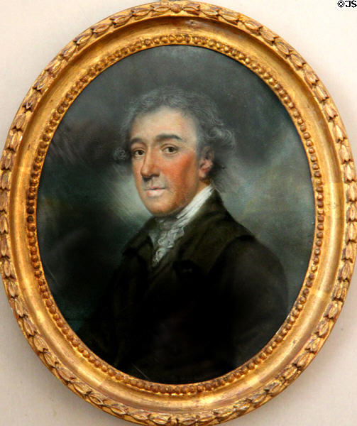 Pastel portrait (18thC) of Conolly family member by Hugh Douglas Hamilton at Castletown House. Ireland.