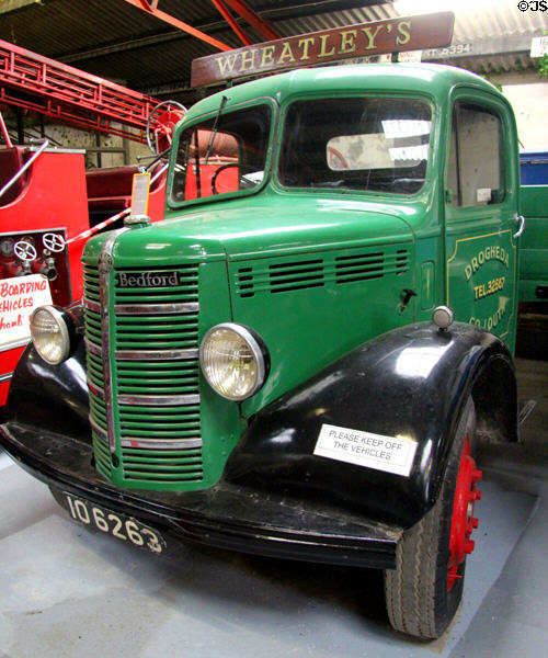 Bedford Lorry delivery truck (c1946) at National Transport Museum. Howth, Ireland.