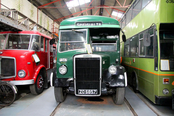 Leyland Tiger bus (1950-4) at National Transport Museum. Howth, Ireland.