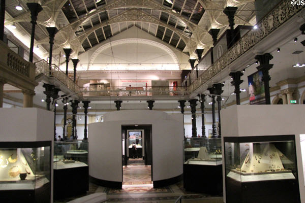 Display space at National Museum of Ireland Archaeology. Dublin, Ireland.