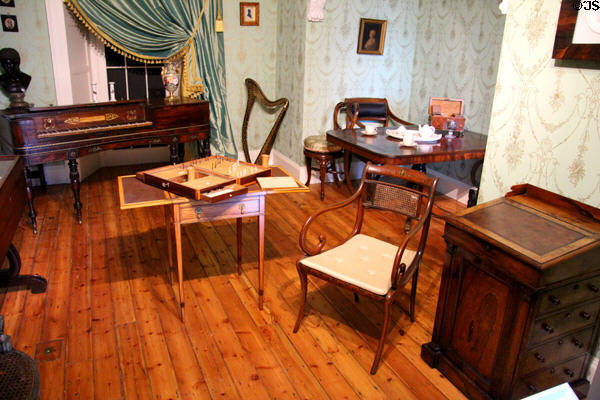 19th C Irish furniture at National Museum Decorative Arts & History. Dublin, Ireland.