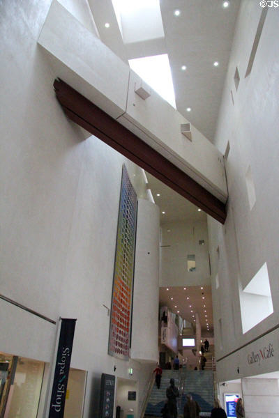 Millennium Wing (2002) atrium at National Gallery of Ireland. Dublin, Ireland.