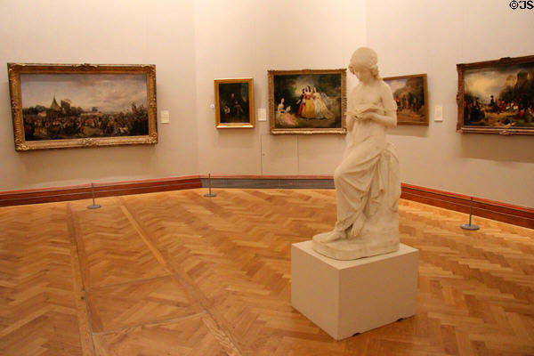 Gallery at National Gallery of Ireland. Dublin, Ireland.