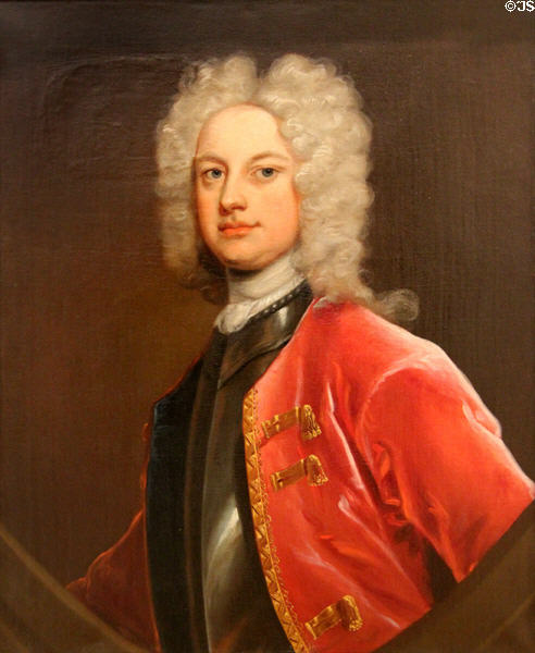 General William Cosby portrait (1710) by Charles Jervas at National Gallery of Ireland. Dublin, Ireland.