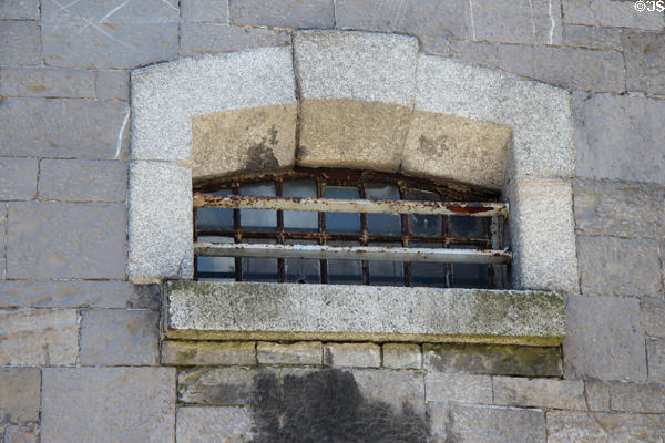 Cell window at Kilmainham Gaol. Dublin, Ireland.