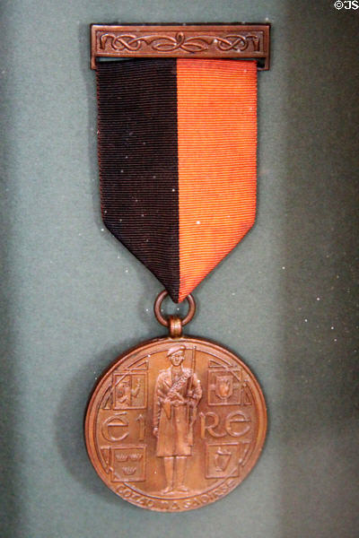 Irish General Service Medal (1917-21) at Little Museum of Dublin. Dublin, Ireland.