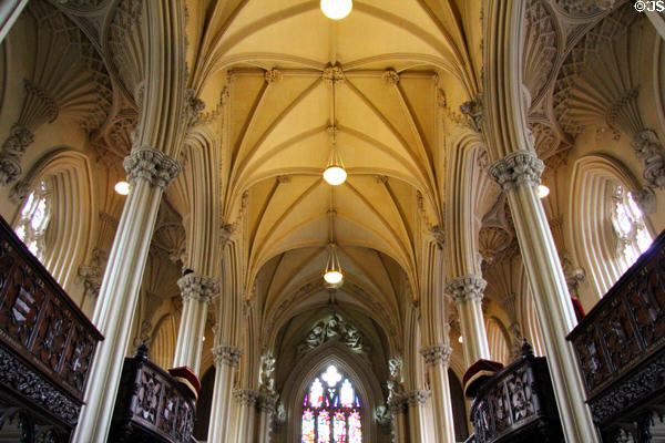 Interior of Chapel Royal at Dublin Castle. Dublin, Ireland.