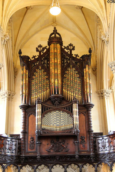 Organ of Chapel Royal at Dublin Castle. Dublin, Ireland.