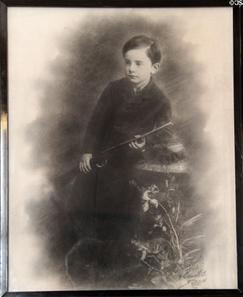 Photo of Patrick Pearse as child at Pearse Museum. Dublin, Ireland.